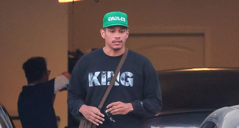 EXCLUSIVE Darius Jackson seen after ex Keke Palmer restraining order