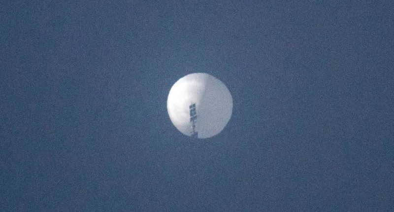 A Chinese spy balloon was shot down in February