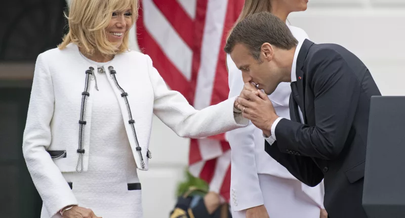 The Macrons met when Brigitte, 40, was 15-year-old Emmanuel's married drama teacher