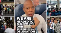 Eric Adams mysteriously skips migrant talks in DC and returns to NYC
