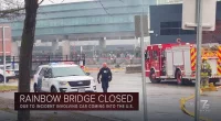 Explosion at Rainbow Bridge in Niagara Falls
