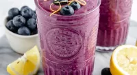 blueberry frozen lemons smoothie