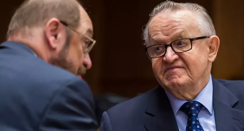 Funeral held for former Finnish President Martti Ahtisaari