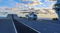 HMS Prince of Wales: F-35s in 'BEAST' mode, US Marine Ospreys on deck