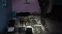 The IDF claimed they found hand grenades, laptops, explosives and RPG missiles at a hospital basement in Gaza