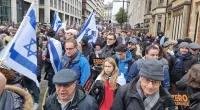 Huge crowd fills streets of London in march against antisemitism, support for Israel