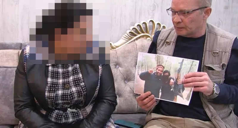 Alan Duncan, who has spent years investigating ISIS's crimes, pictured with Lina