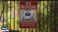 For nearly 75 years people have been using a gravel trail on a small piece of property to shortcut to the park's entrance which has now been barred up