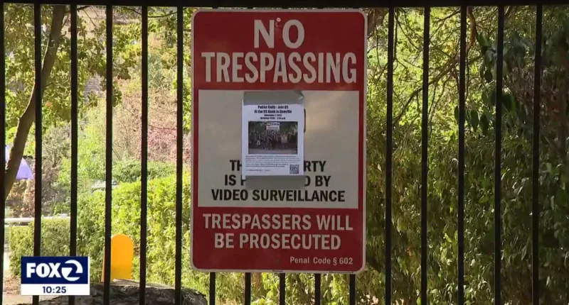 For nearly 75 years people have been using a gravel trail on a small piece of property to shortcut to the park's entrance which has now been barred up