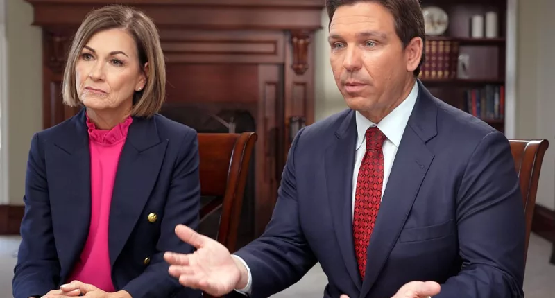 Iowa Gov. Kim Reynolds endorses Ron DeSantis for president