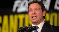 Republican presidential candidate Florida Gov. Ron DeSantis addresses attendees at the Republican Party of Florida Freedom Summit, Saturday, Nov. 4, 2023, in Kissimmee, Fla. (AP Photo/Phelan M. Ebenhack)