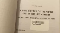 Jewish mom got Israeli history book with pro-Palestine stickers