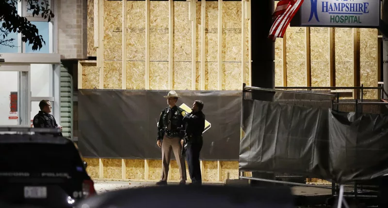 New Hampshire police have identified a suspect in Friday's hospital shooting that left a security guard dead