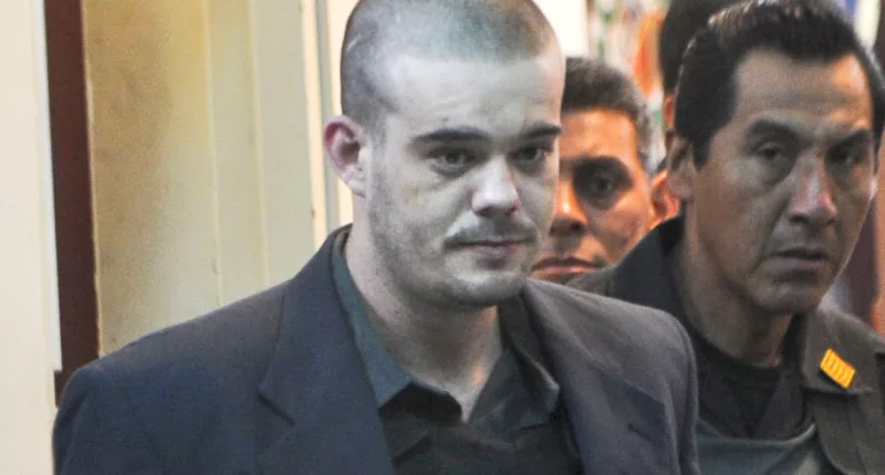 Joran Van Der Sloot arrives in the court room
