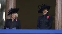 Kate Middleton cuts a solemn figure at the Cenotaph