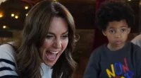 Kate entertains children at a parenting group for fathers in London