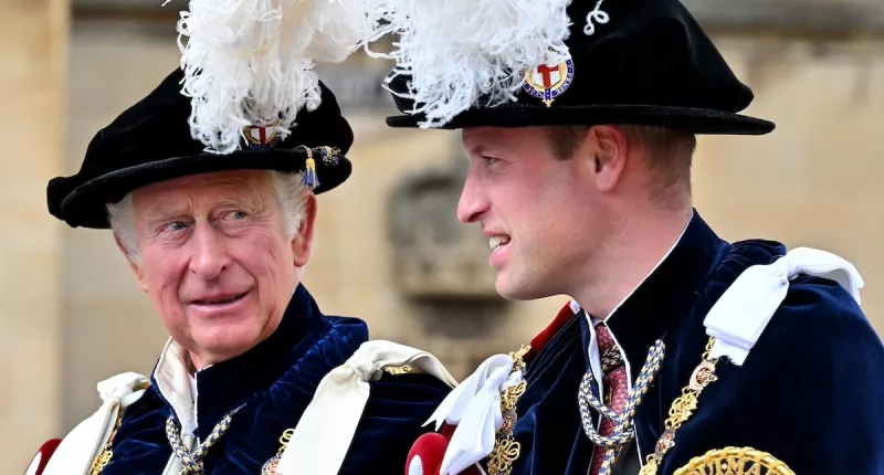 King Charles and Prince William