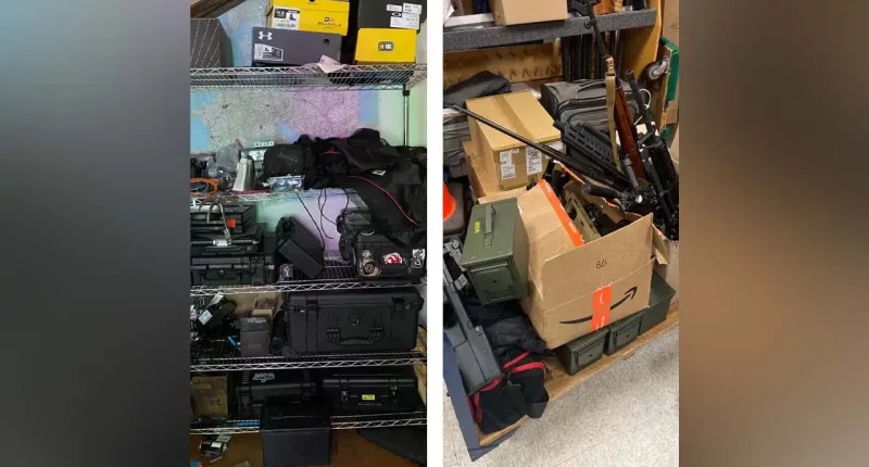 LA man with heaps of riot gear, apparent weapons factory in apartment out on bail