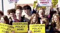Loudon County high schoolers walk out of class over trans bathrooms