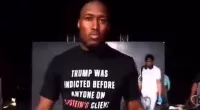 MMA fighter wears shirt in support of Donald Trump in bizarre walkout