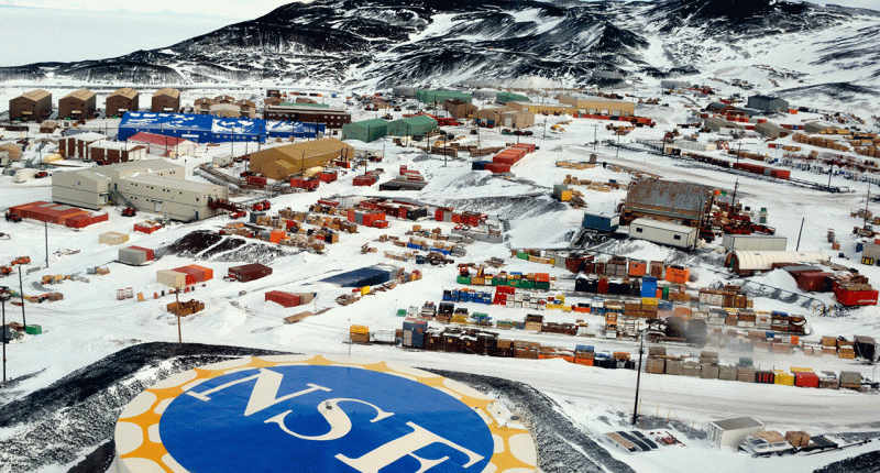 Large waves hit glass of Antarctica cruise ship as it navigates the Drake Passage