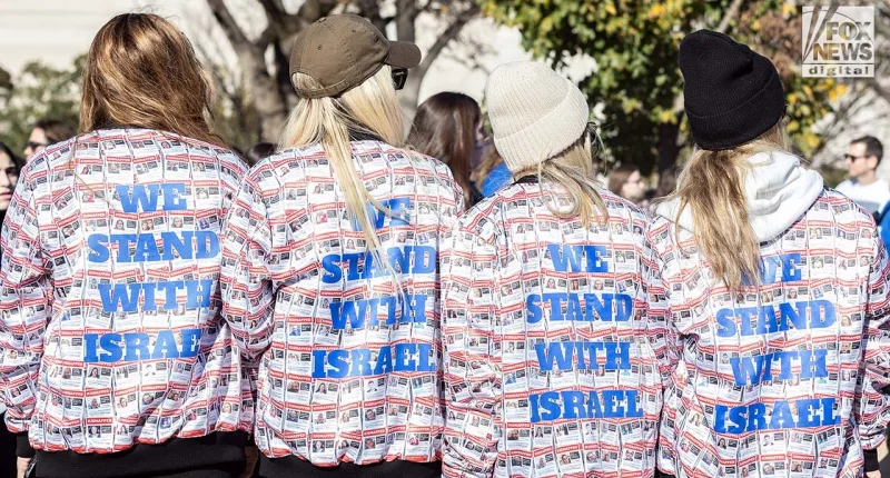'March for Israel': Huge peaceful protest calls for release of hostages, end of antisemitism, Israeli victory