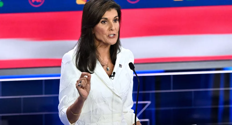 Presidential candidate Nikki Haley came to her daughter's defense during the third Republican debate