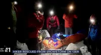 A stranded hiker in Colorado was rescued after ‘turning into rock’ when he tried to climb 13,000ft summit wearing only hoodie during a snowstorm