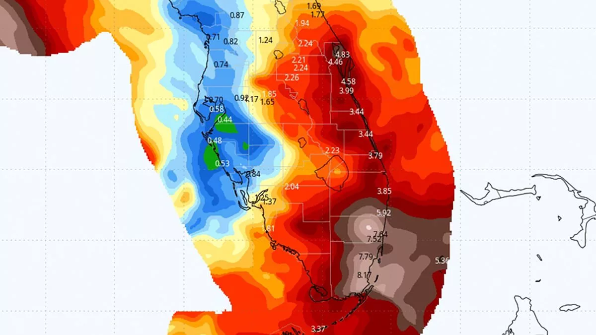 More than 120,000 without power in Florida after high winds and rain