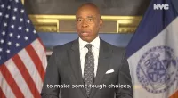 NYPD union tears into Eric Adams' budget cuts to fund migrant crisis