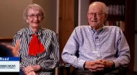 Newlyweds who've just wed aged 96 reveal how they got engaged