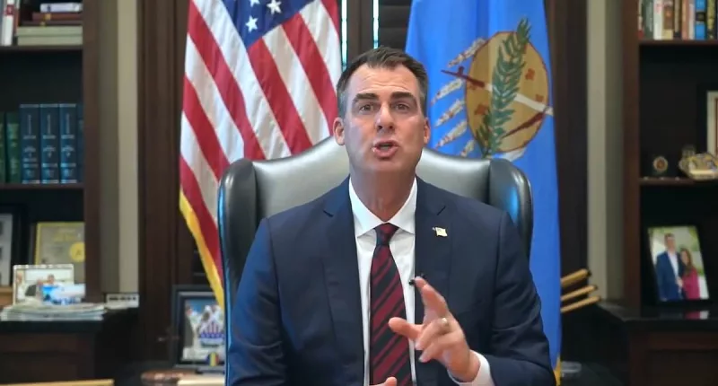 Oklahoma's GOP Governor Kevin Stitt is blocked by YouTube