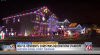 A HOA attempted to make a neighborhood take down its Christmas lights and decorations but it fought back