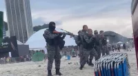 Police fire rubber bullets and throw tear gas at Boca fans in Rio