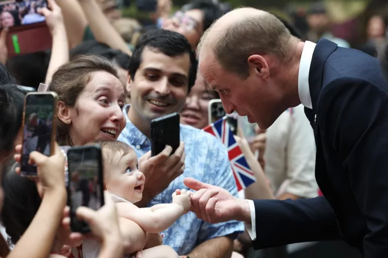 Prince William Has a Hilarious Interaction With a Baby During Singapore Visit: ‘I Need My Finger’