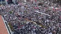 Pro-Palestine protestors storm Washington DC demanding ceasefire
