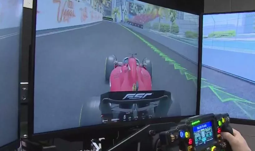 Race along Las Vegas Strip like an F1 driver in track simulator