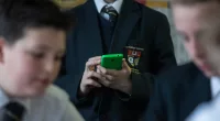 Pupils have to lock their phones away at one London school