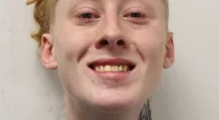 Nicholas Hopkins grinned in his mugshot after admitting a number of offences