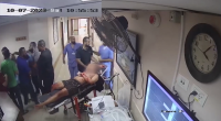 The IDF claims CCTV footage from al-Shifa hospital shows Hamas fighters dragging in hostages following the October 7 massacre