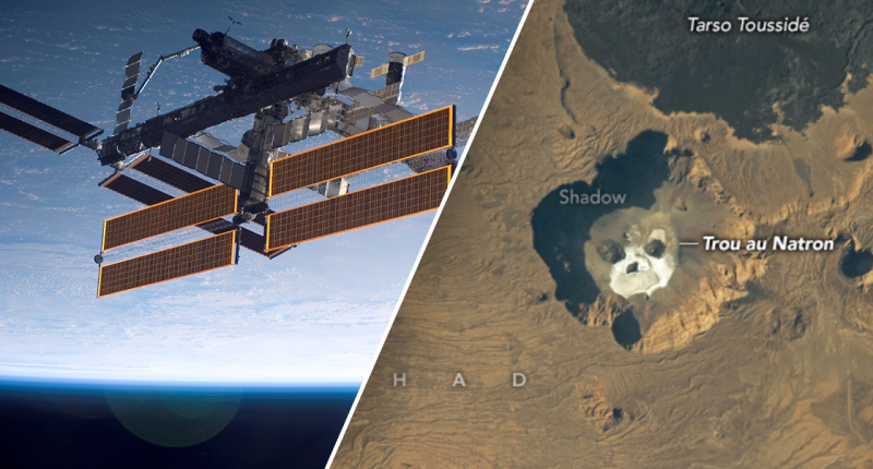 Space station astronaut spots ‘ghostly’ image staring at them from Earth