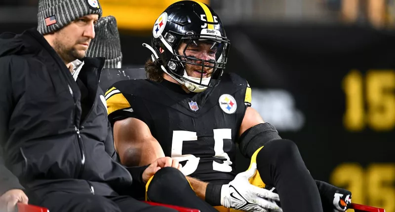 Steelers' Cole Holcomb suffers gruesome knee injury in win over Titans