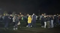 It is understood around six people were affected as the rest of the surrounding group scattered