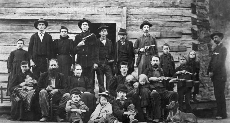 A group photo of The Hatfields