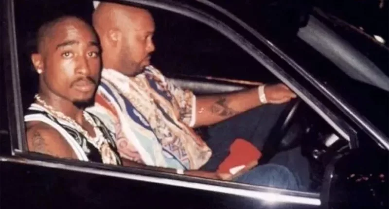 Tupac Shakur riding passenger with former Death Row CEO Suge Knight on the night of the fatal September 7, 1996, shooting