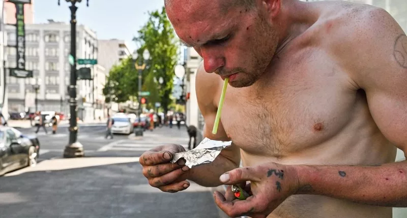US city where addicts are begging for drugs to be made illegal again