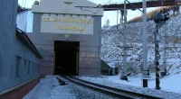 The tunnel is part of the railway that links Russia to its ally