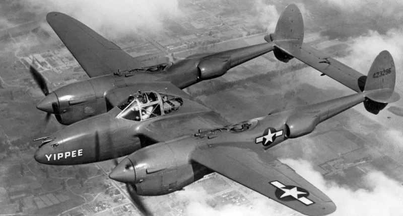 The P-38 Lightning fighter plane vanished during an attack on Italian airfields in 1943