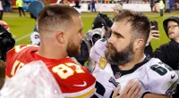 What Travis Kelce Said to Jason Kelce During Post-Game Hug
