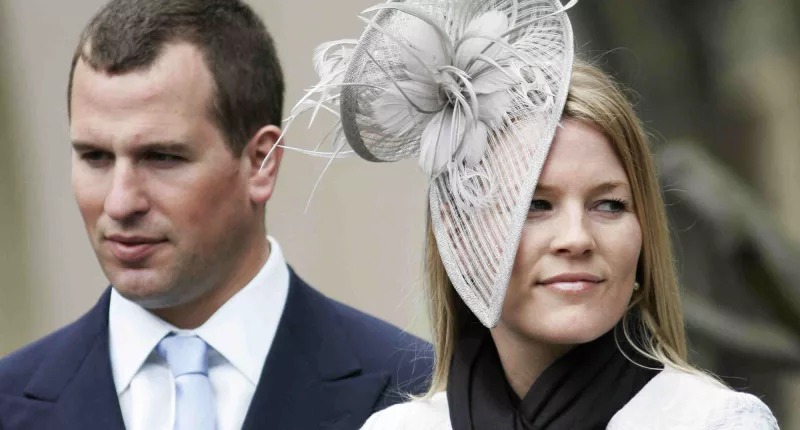 The Queen's eldest grandson, Peter Phillips, with ex-wife Autumn